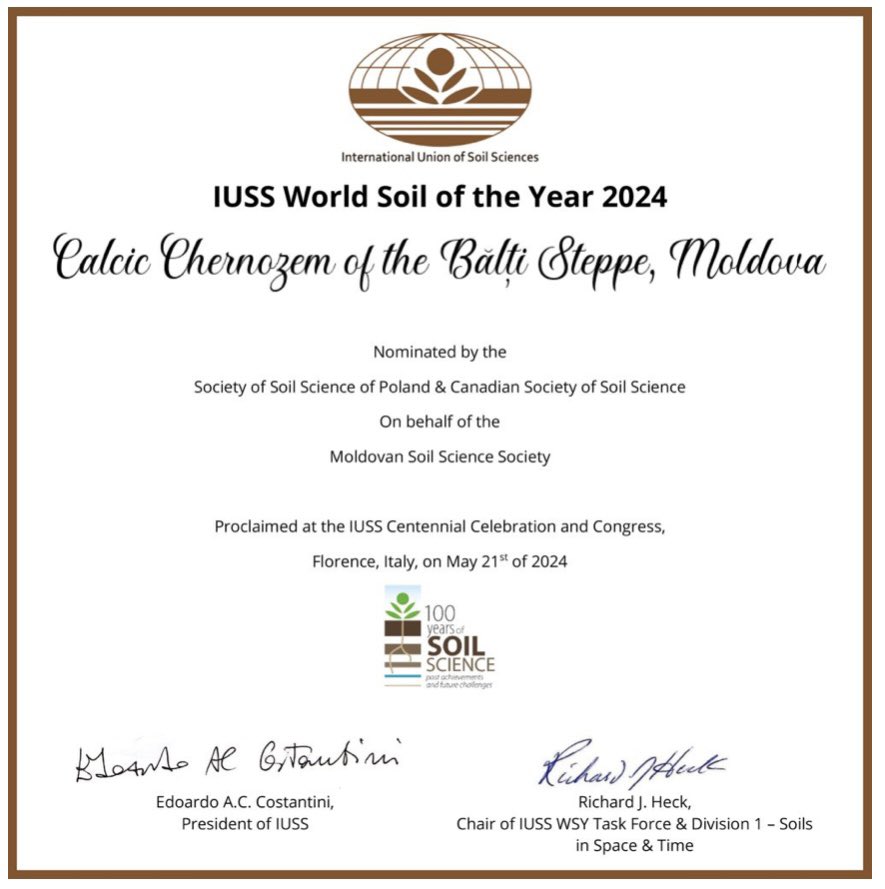 IUSS_ORG's tweet photo. New deadline‼️ Do not forget to submit you nomination for the 2025 World Soil of theYear within November 30.

https://t.co/sKfZQqvbcc

#IUSS100 #WorldSoiloftheYear #soilscience #bringingforward #nomination https://t.co/l2YkQ7ZkL1