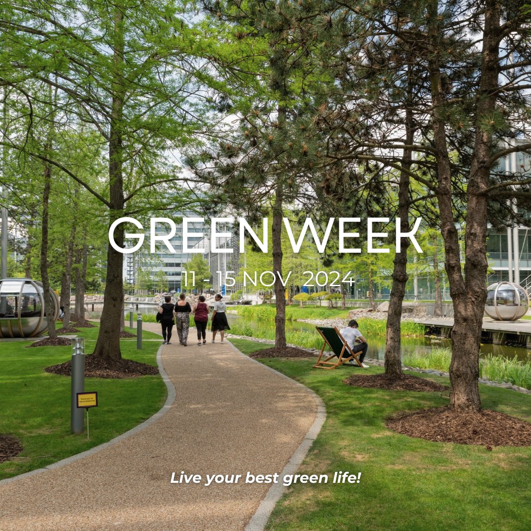 🌱 Green Week kicks off today! 

Join us for Tai Chi, eco-stalls, carbon literacy training, and more, all timed with #COP29. Let’s take action for a sustainable future! 🌍💚 

📅 Details here: bit.ly/4hHUSN2

#GreenWeek #ClimateAction #Sustainability #UniversityEvents