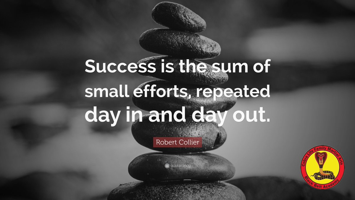 Monday Motivation! 💪 'Success is the sum of small efforts, repeated day in and day out.' What’s one small improvement you’ve made this month? Let’s celebrate the little victories! #AdultsMartialArts #MondayMotivation