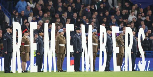 armedforces_cfc's tweet photo. At the going down of the sun
and in the morning 
We will remember them.
#WeWillRememberThem 
#ChelseaRemembers https://t.co/FqkEOPLlCS