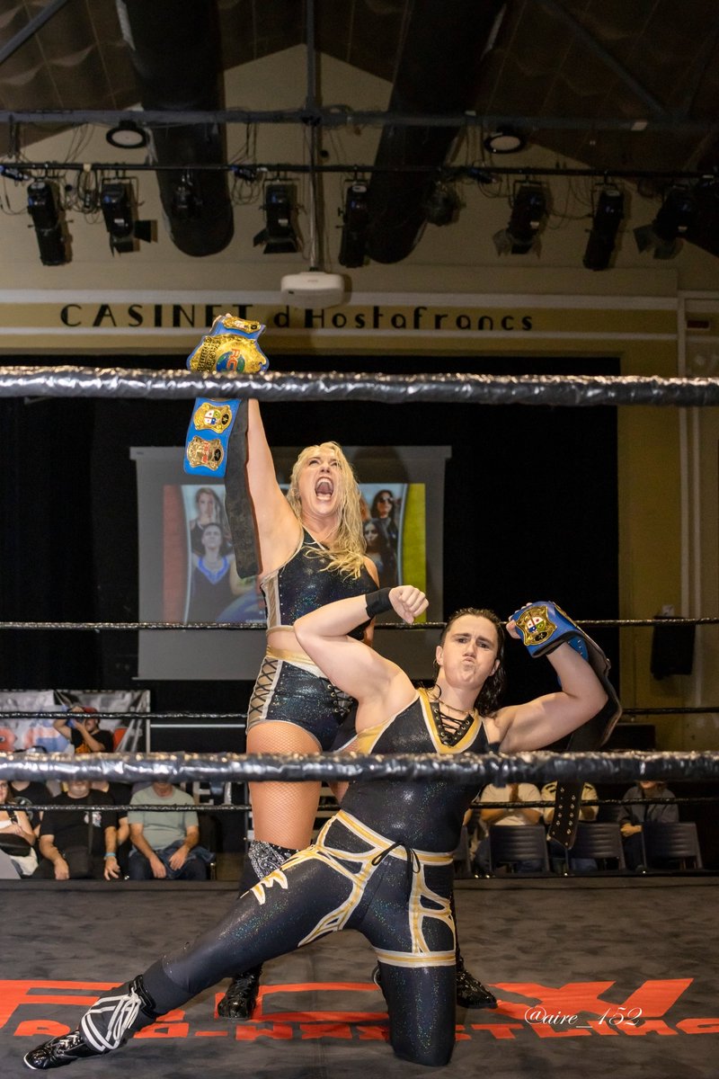 aire_152's tweet photo. V World CUP Winner🔵 and Female Tag Champions🏆
from  🤼‍♀️@RCWSpain (Nov 9th, 24)

Will the next time be ... a Death Match?👀
And who can stop "The Experience"?🦾

#RCW #RCWSpain #RCWWorldCup #女子プロレス
@Sera_Risa @SkyeSmitson @L_A_Taylor_ https://t.co/skGRsjJdLA