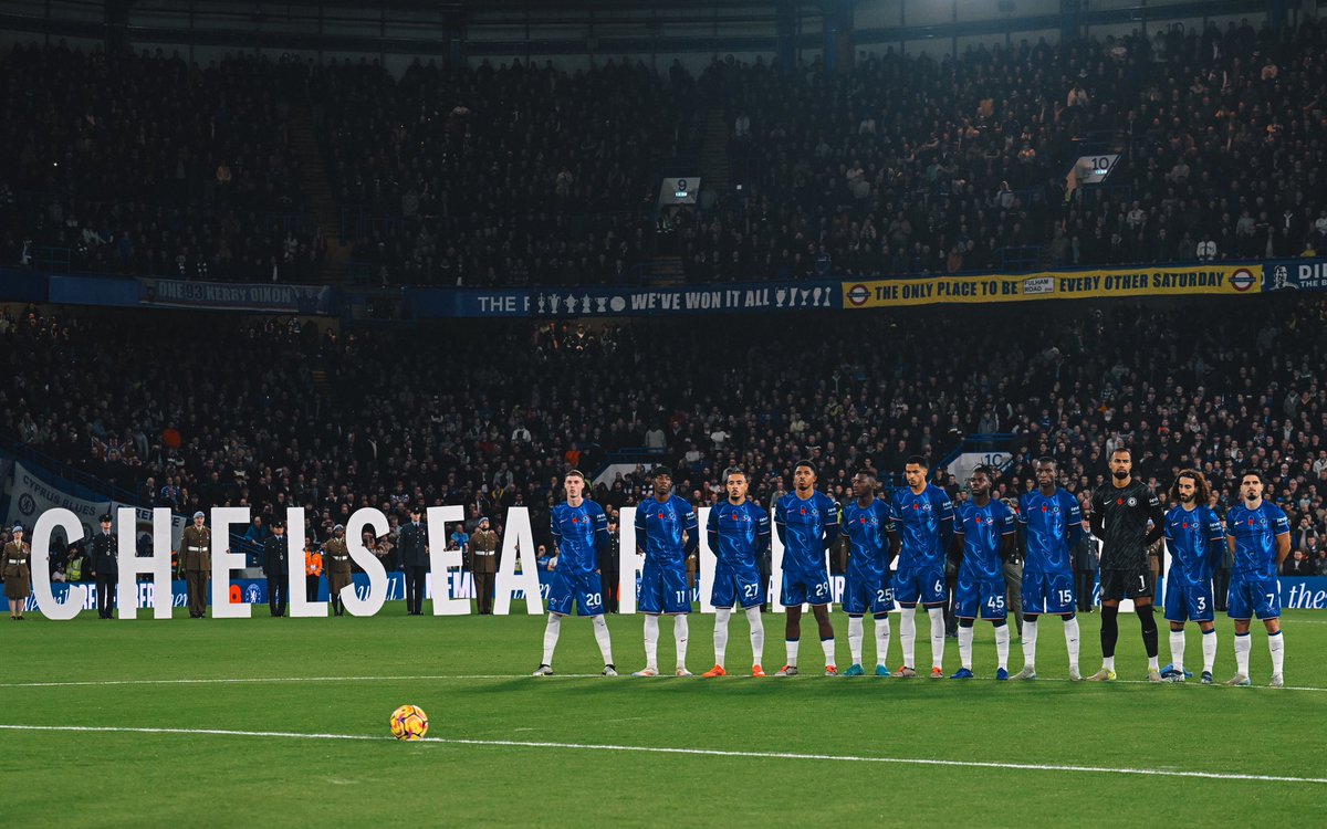 ChelseaFC's tweet photo. Chelsea remembers. https://t.co/8RsENyZZHU