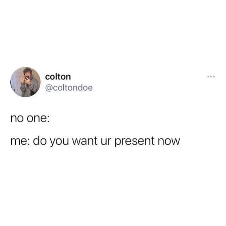 Is it too early for xmas presents x