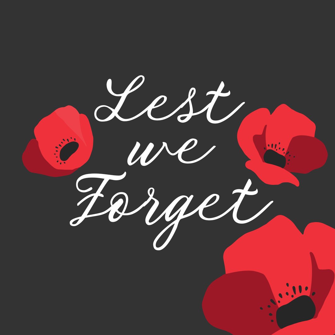 Today, we pause to honour and remember those who served and sacrificed. We will remember them. #RemembranceDay #LestWeForget