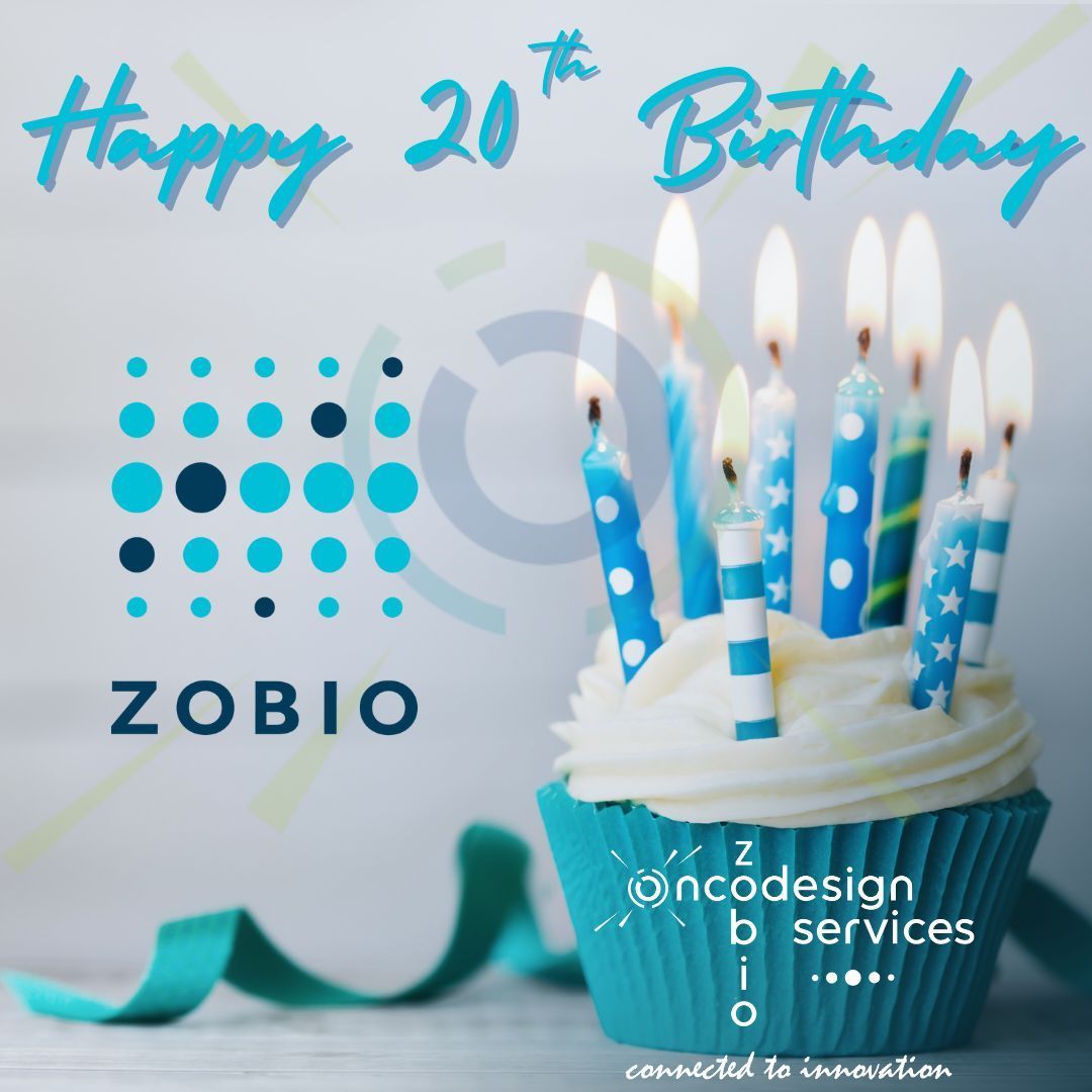 oncodesignODS's tweet image. [Happy Birthday] We wish our colleagues at ZoBio a great celebration on their 20th birthday

With state-of-the-art platforms in protein production, biophysics, structural biology, #ZoBio completes Oncodesign Services&apos; offering in #SmallMolecule

#DrugDiscovery #CROservices