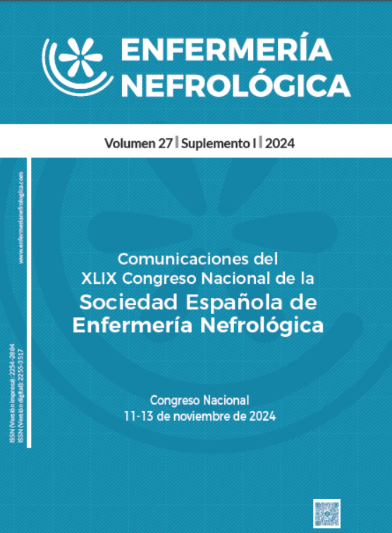 #SEDEN2024 | 👩‍⚕️👨‍⚕️

🗣️Ya está publicado el suplemento especial de las Comunicaciones presentadas en el Congreso de este año en Enfermería Nefrológica.

📲 Puedes consultarlas en el siguiente enlace: enfermerianefrologica.com/revista/issue/…