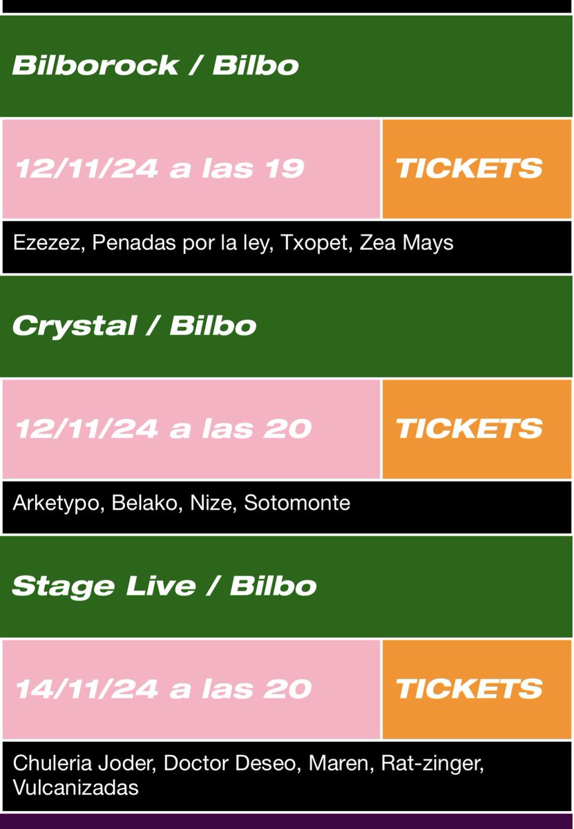 Los conciertos de #SomValencia de #Bilbo 

Entradas👉🏼 dice.fm/promoters/som-… 

Más info👉🏼 somvalencia.org