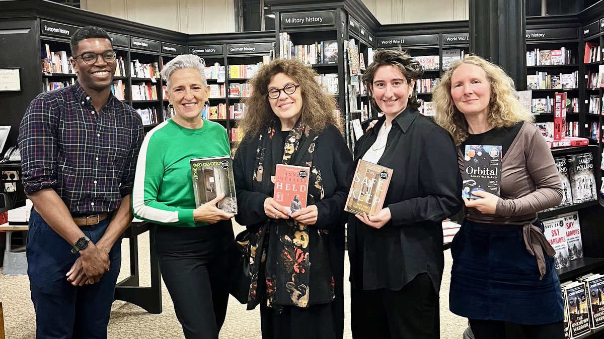 Waterstones (@waterstones) on Twitter photo We were delighted to welcome <a href="/TheBookerPrizes/">The Booker Prizes</a> nominated authors Charlotte Wood, @annemichaels_ Yael van der Wouden & Samantha Harvey for a fantastic event chaired by <a href="/NzeluWrites/">Okechukwu Nzelu</a> at <a href="/WaterstonesMCR/">Waterstones Manchester Deansgate</a>. Our winner's event will be at <a href="/WaterstonesPicc/">Waterstones Piccadilly, London</a> on 14 Nov: waterstones.com/events/an-even… We were delighted to welcome <a href="/TheBookerPrizes/">The Booker Prizes</a> nominated authors Charlotte Wood, @annemichaels_ Yael van der Wouden & Samantha Harvey for a fantastic event chaired by <a href="/NzeluWrites/">Okechukwu Nzelu</a> at <a href="/WaterstonesMCR/">Waterstones Manchester Deansgate</a>. Our winner's event will be at <a href="/WaterstonesPicc/">Waterstones Piccadilly, London</a> on 14 Nov: waterstones.com/events/an-even…