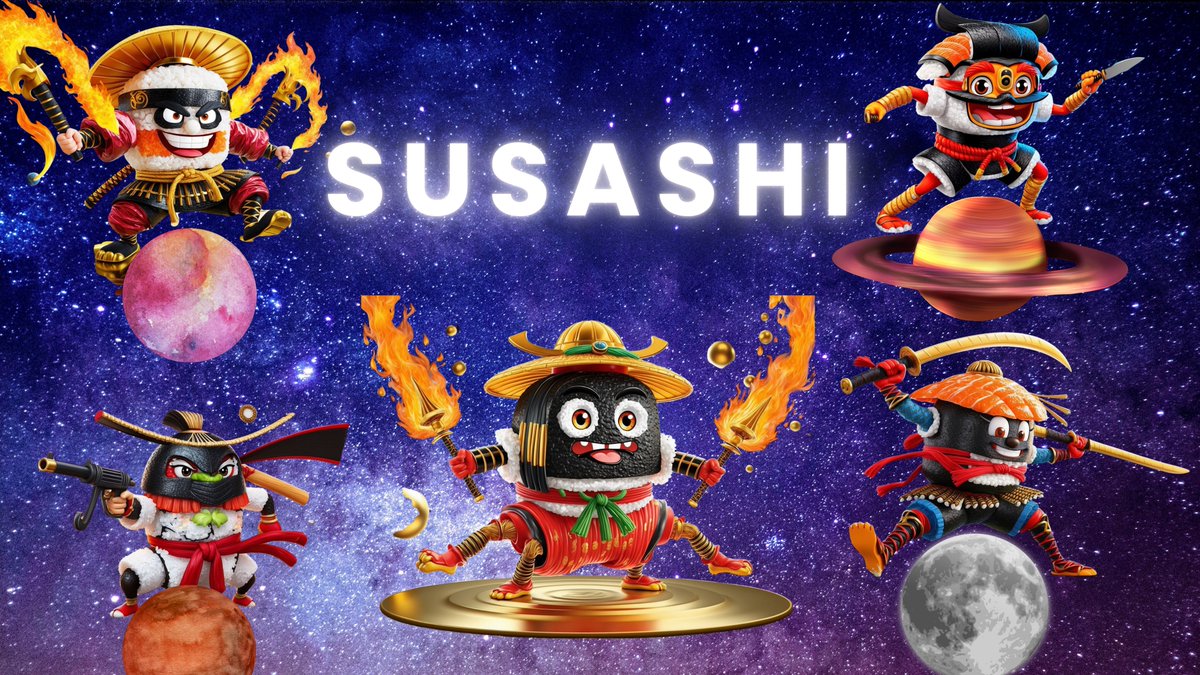 0xSuSaShi's tweet photo. 🚨 SuSaSHI Update for Today🍣

1⃣ Price 💰 : The #SuSaSHI mint price will return to

300 $STARS at 20:00 PM (from 150 $STARS). 

Last chance to mint at the lower price ⏳

2⃣ Airdrop 🎁 : Holders with 5+ #SuSaSHI will receive a special airdrop at 20:30 PM 🎉⚔️

Don’t miss 👀💥 https://t.co/A4vK42BmQO