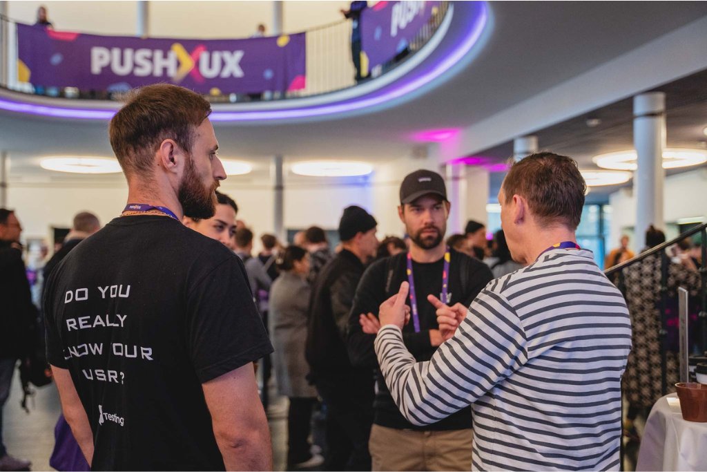 A huge shoutout to our partner UserTesting for supporting PUSH! 💜🙌

From the Post-Day 1 Get-Together to an insightful talk about measuring user experiences and a buzzing booth — thank you for helping make this year’s PUSH possible! ✨