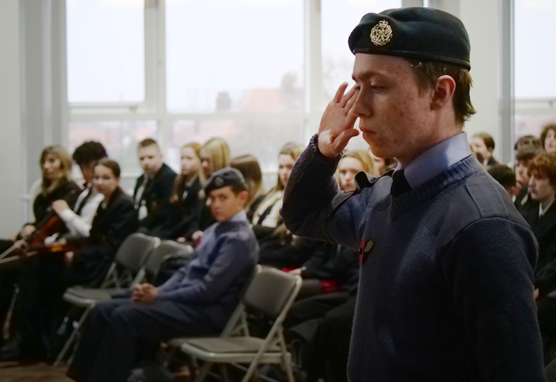 SouthmoorAc's tweet photo. Last week we held  our special Remembrance assemblies throughout the week. Students have also been writing messages of Remembrance on  poppy posts which have been planted in our Field of Remembrance. Today we  joined together  for Armistice Day and the 2 minutes silence at 11am. https://t.co/wiTc2DtsxJ