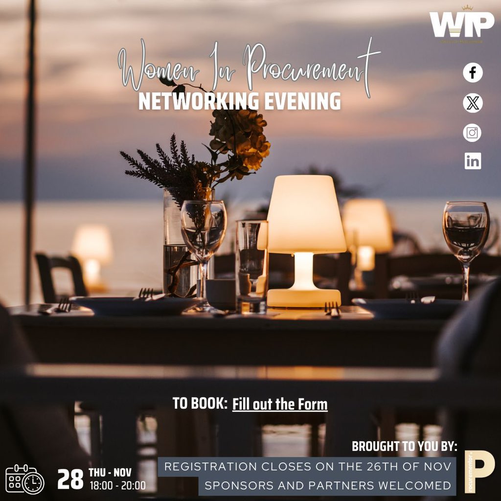 📅 Date: 28 November 2024
🕒 Time: 6pm - 8pm
📍 Location: Only registered attendants to be notified of the venue

To confirm your attendance here: lnkd.in/dWgxPUew. 

Reminder: Drinks will be on your own account.