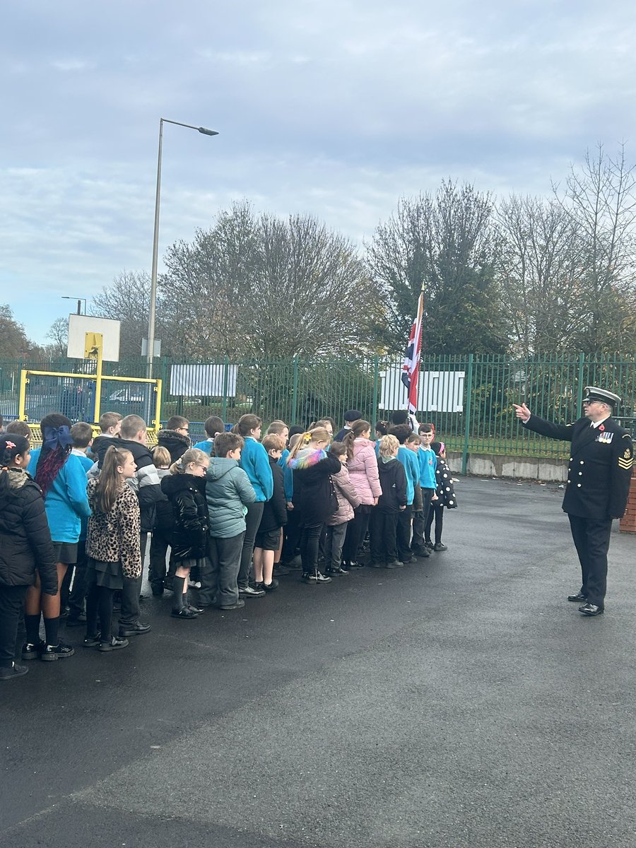 Thank you <a href="/WLMPrimary/">Westleigh Methodist Primary School</a> for inviting the central team to participate in your act of remembrance #wewillremeberthem  #doallyoucan