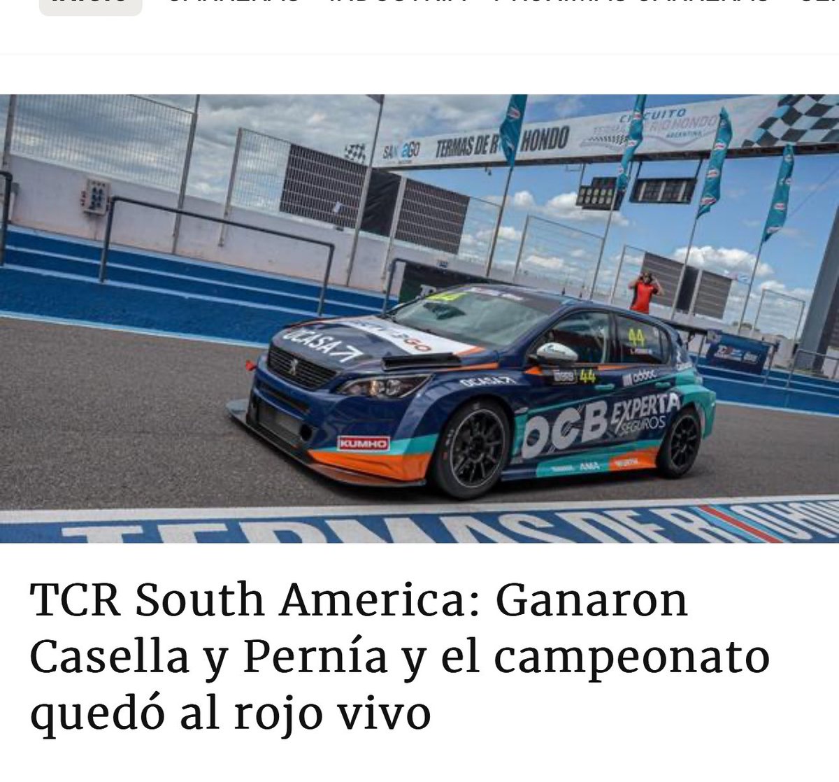 Cadena3Motor's tweet image. ⚠️ @tcrsouthamerica 
➡️#Round9 🇦🇷

TCR South America: Ganaron Casella y Pernía y el campeonato quedó al rojo vivo. 

Mas detalles aquí👇

cadena3.com/noticia/carrer…

Seguí @Cadena3Motor 
Te lo cuenta🎙️📲💻
@Cadena3Com