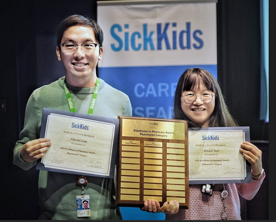 SickKidsRx's tweet image. The Pharmacy Excellence Awards celebrated @SickKidsRx pharmacists and technicians - congratulations to this year&apos;s award winners!
Pharmacist category: Vincent Lam and Winnie Seto (TIE)