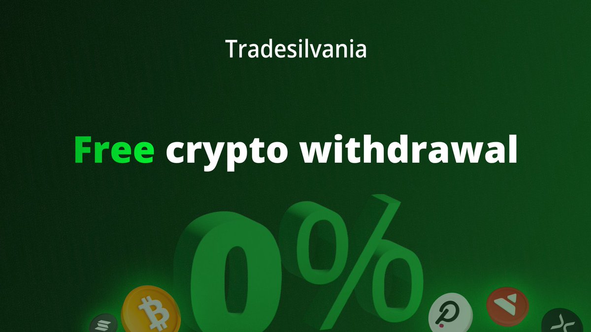 tradesilvania's tweet photo. Why pay fees when you don’t have to? 🤔

That’s right! Withdraw your #crypto profits straight to your bank account in RON or EUR - 0% fees, all the way.

@PulsarMvX send 0.49 EGLD to 20 reactions

👉 https://t.co/o83DgKPTRe https://t.co/TzeDyvBS54