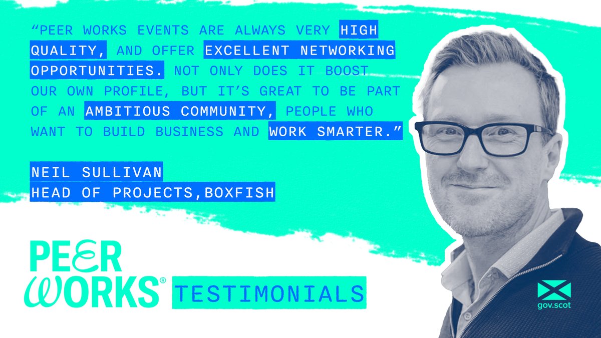 Neil Sullivan, Head of Projects at Boxfish , As a consultancy, defines productivity as:

“Using our staff time and resources effectively.”

Learn more in our peer stories and see why you should join a Peer Works session:: lnkd.in/gjFZucMC

#casestudy #scotland