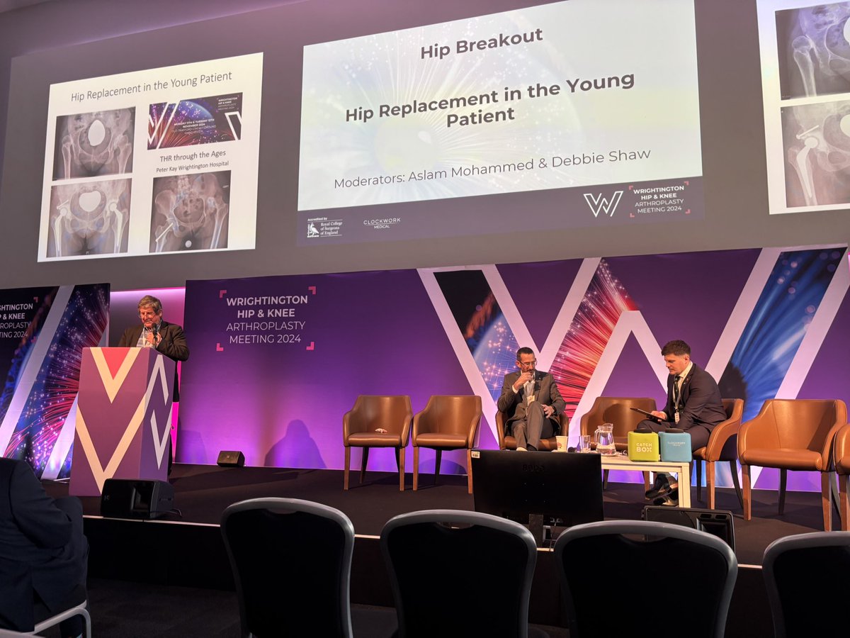 Richard Unsworth (@rich_unsworth) on Twitter photo Afternoon session at #WIAM2024 kicking off with a legend of orthopaedics speaking about the history of hip arthroplasty <a href="/tim_n_board/">Prof Tim Board</a> Afternoon session at #WIAM2024 kicking off with a legend of orthopaedics speaking about the history of hip arthroplasty <a href="/tim_n_board/">Prof Tim Board</a>
