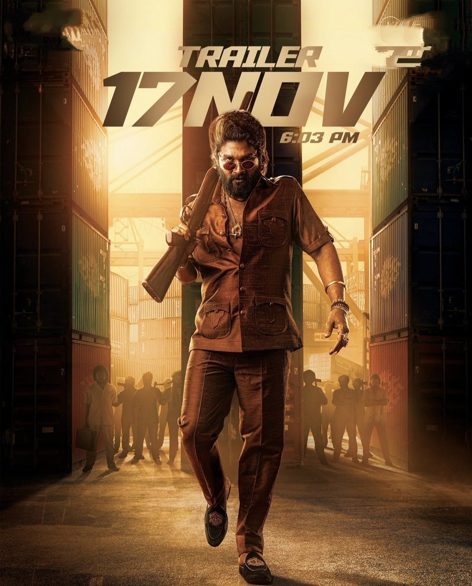 RAMBILASMEENA18's tweet photo. A storm is coming because 🚨🚨
#Pushpa2TheRuleTrailer out on 17th November at 6:03 PM 🌋💥🔥🔥

#Pushpa2TheRule
#Pushpa2TheRuleOnDec5th https://t.co/bQcwrCs0Yv