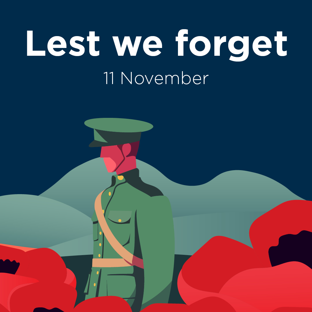 Lest we forget.

We will remember them.

#RemembranceDay