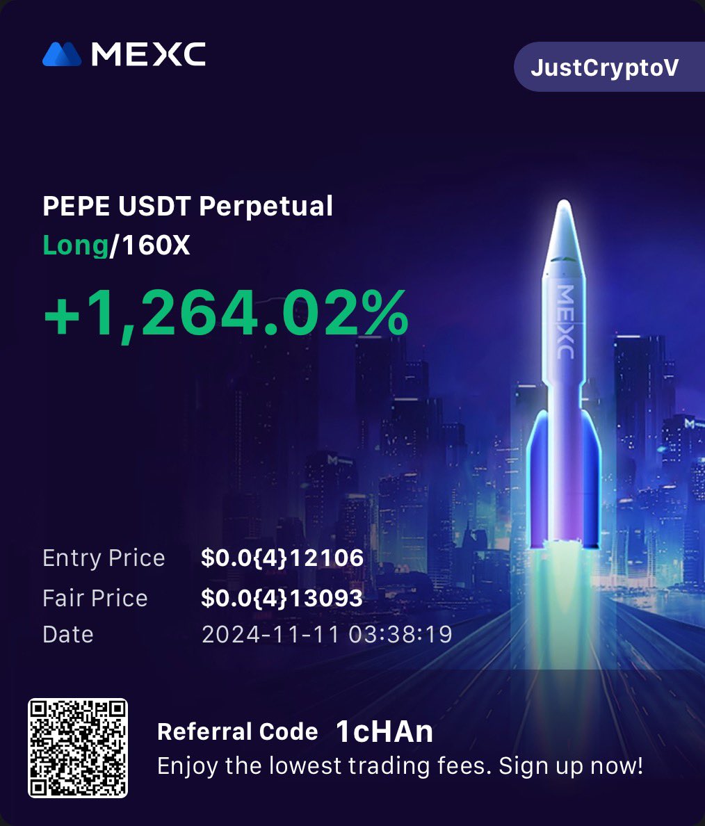 Just_Crypto_V's tweet photo. Markets are crazy and we are back in $PEPE 💶

#ATH #BTC #bullish #cryptonewstoday #Forecast #MarketInsights #Limitordersdaily #MEXC #TradingSignals https://t.co/u6WkAtCB1N