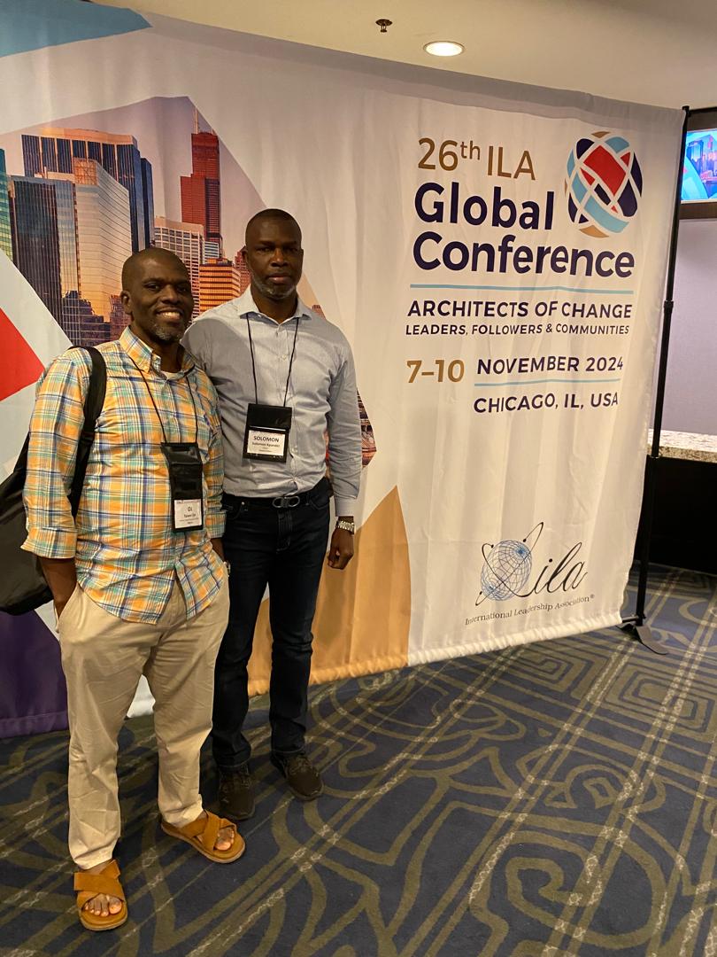 solomonkpandei's tweet photo. The 26th Global Conference of International Leadership Association #ILAGlobal2024 provided an avenue to discuss and provide solutions to leadership issues from a cross-cultural perspective. Thank you ILA for putting the conference together. https://t.co/9Q1pu3f7ky