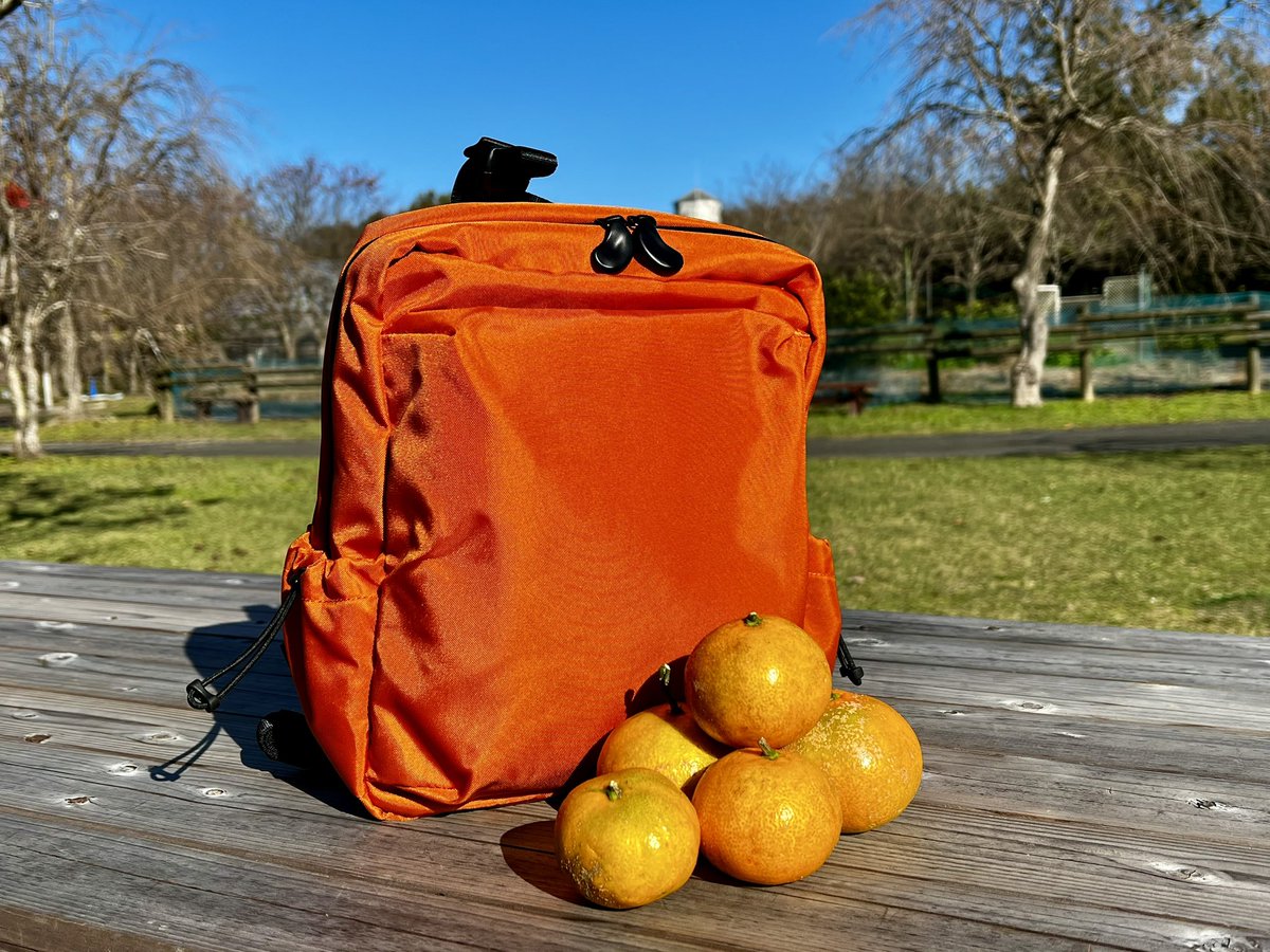 raise_bag's tweet image. \コンバンハ/

土曜日に #丹後王国 「食のみやこ」へ
#みかん狩り に行って来ました！

#みかん が大好きな娘
木に実っている果実を嬉しそうに選んで
ハサミで収穫して来ました🍊

カバンはみかん色のリュック🎒
楽しい1日になりました♪

#企業公式
#企業公式交互フォロー
#子ども