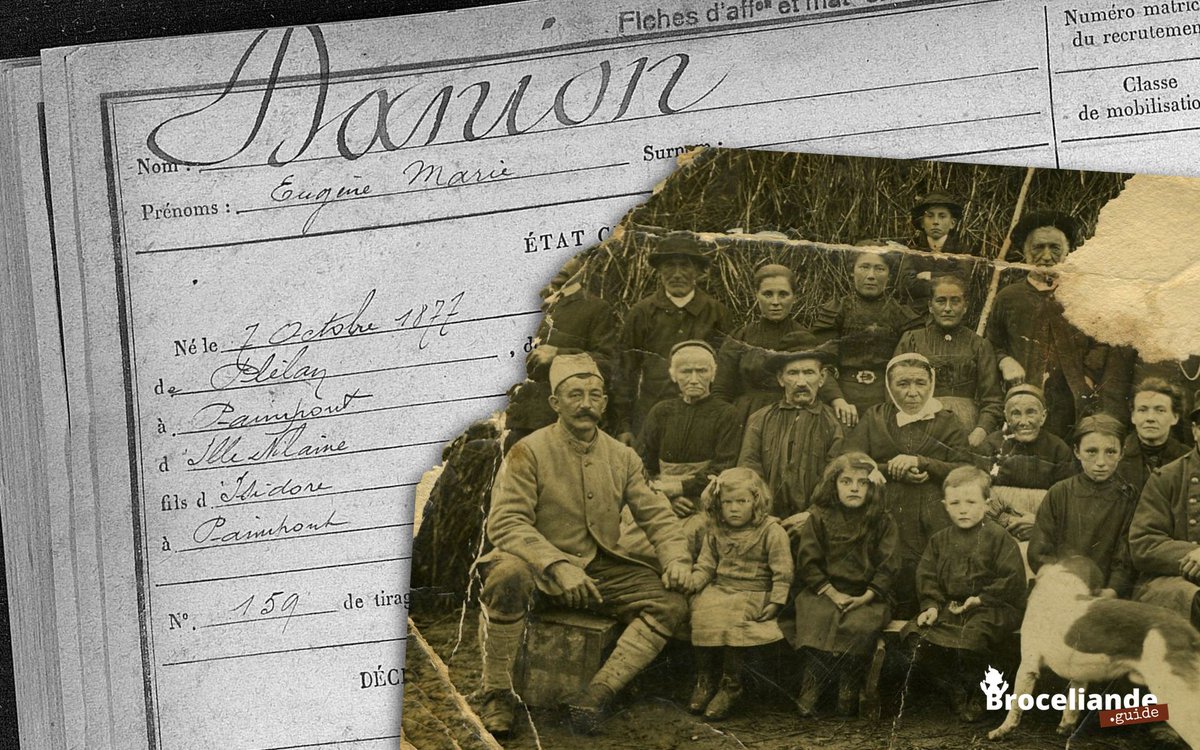 En ce 11 novembre et en mémoire de mon arrière-grand-père, un Paimpontais dans la Grande Guerre...

➡ Mon enquête de mémoire (publiée en 2018) : broceliande.guide/Un-Paimpontais…