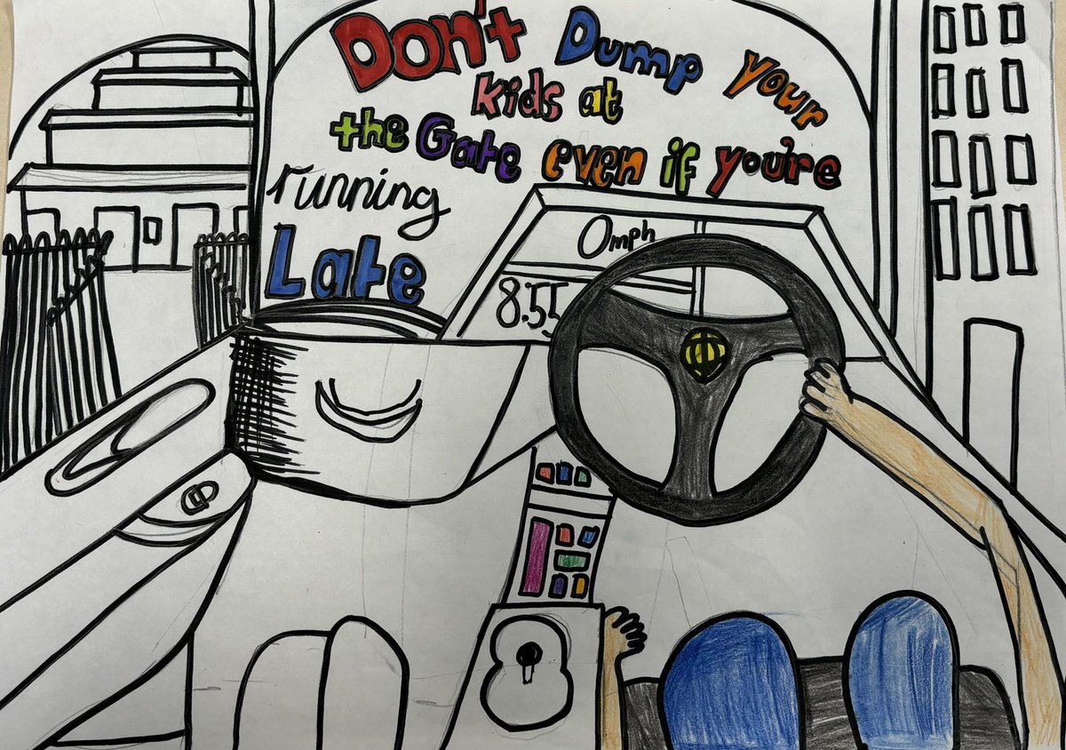 Gourockpr's tweet photo. At a recent mtg. of our Junior Road Safety Officers and House/Vice Captains, we discussed the issue of drivers dropping their children in the middle of Davidson Dr. This causes a hold up of traffic and puts children in danger. Please find a safe space to park to drop off 🙏 https://t.co/9aac2mHlQ9