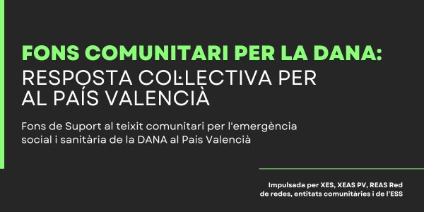 🗣️Enfront del model depredador, la força d’una comunitat unida és la millor resposta. 

💪Aporta al Goteo per enfortir les xarxes que cuiden el territori. 

#FonsComunitariDANA impulsat per <a href="/xes_cat/">Xarxa d'Economia Solidària de Catalunya</a> <a href="/xeaspv/">XEAS País Valencià</a> <a href="/reas_red/">Reas_Red</a>

Enllaç: ja.cat/fons-comunitar…