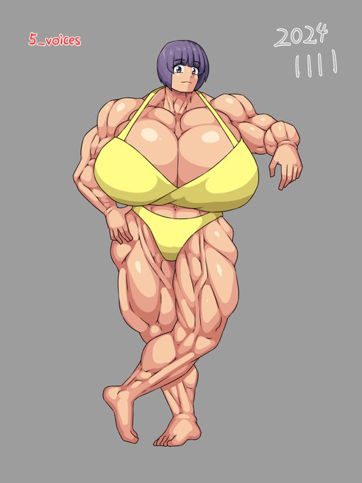 ポートレボディビル模写。コミッション用練習。 