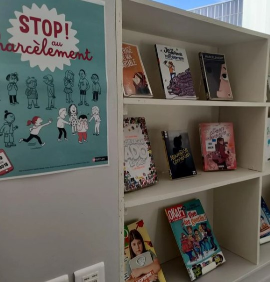 Pour cette semaine de sensibilisation au harcèlement, le CDI présente une sélection d'ouvrages sur ce thème.
<a href="/ClgGace61/">Clg J. Moulin Gacé</a> <a href="/dsden61/">DSDEN61</a>
