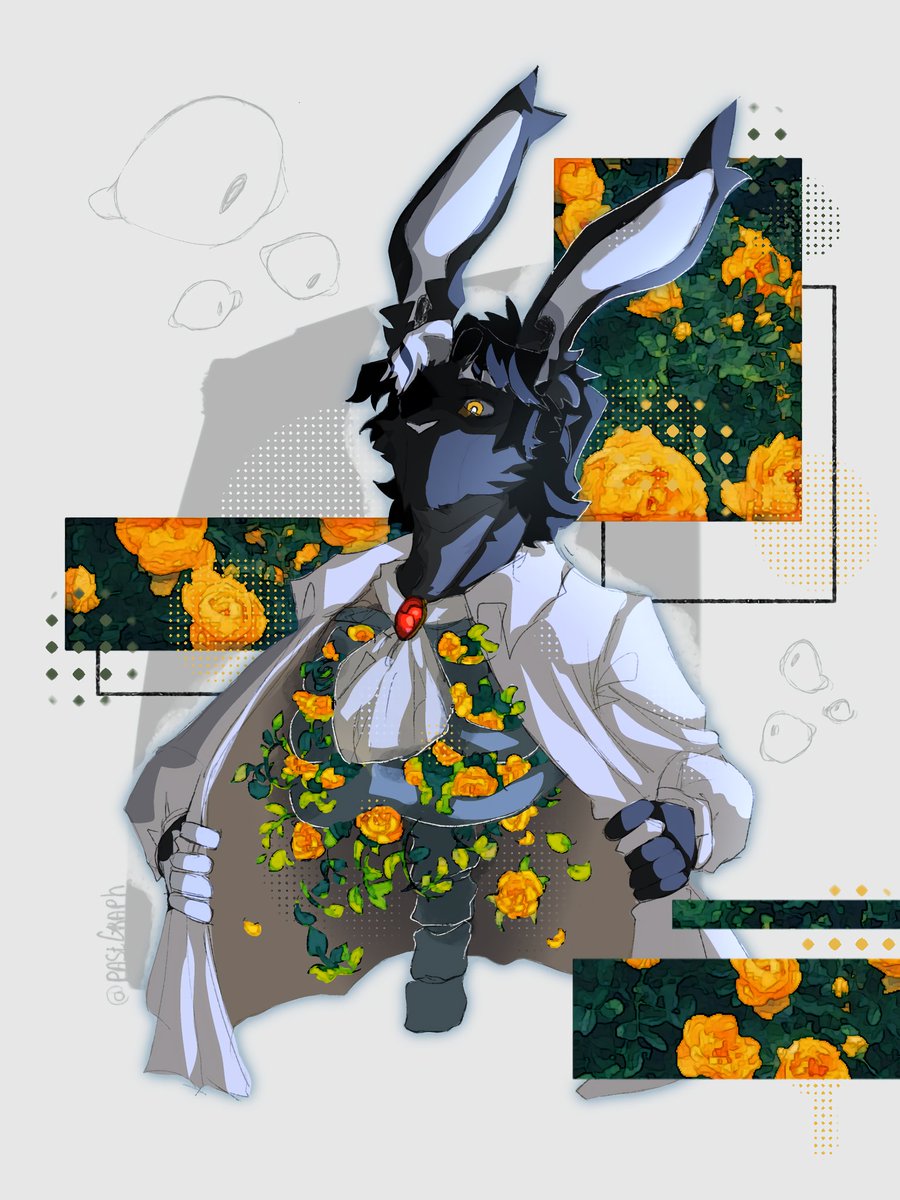 pastGraph's tweet image. Garden 🌼
I saw a drawing on pinterest and liked the idea so much that I wanted to draw it, but in my own way