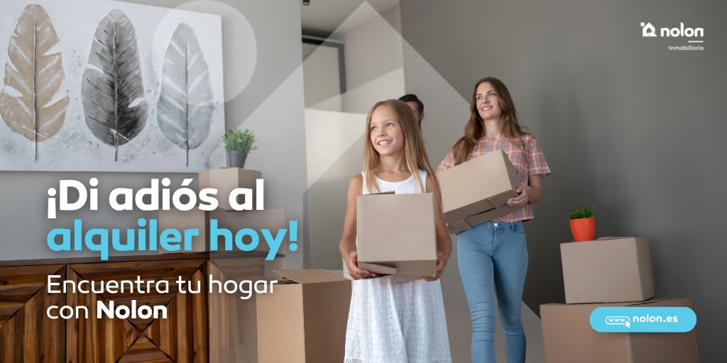 Nolon_Es's tweet photo. 🏡✨¡Es el momento de invertir en tu propio espacio y decir adiós al alquiler! 
Con Nolon, encontrar la casa adecuada es más fácil que nunca. 

➡️ Descubre más en https://t.co/r518ZG937g: https://t.co/1Eh9yiASvn
#AdiósAlAlquiler #TuHogar #Nolon #Inmobiliaria #CasaPropia https://t.co/3FL2govVC8