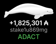 ada_capital's tweet photo. OMG, 🐋 Whalecome to the ADACT family!
So excited to have your massive support onboard! 🌊🚀
#OnOurWayTo800 https://t.co/AIO9Np5MJm