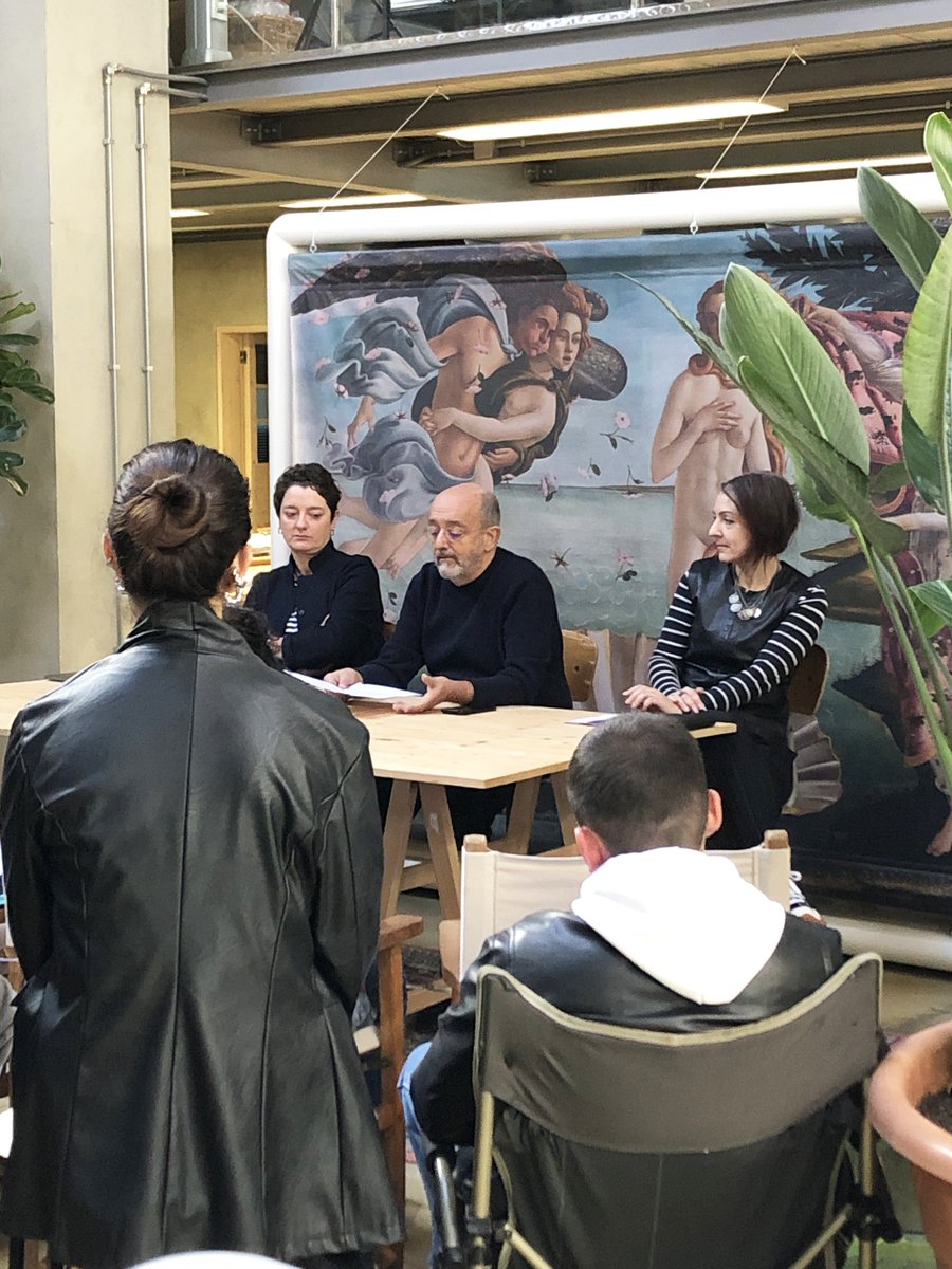 RRamiStudio's tweet image. "TEXTILE STORIES"
We are waiting to welcome the students of PIN - Polo Universitario. Meeting young people helps us to give shape to ideas that would otherwise remain only in our minds. It is a unique opportunity and pleasure for us that regenerates our professionalism.