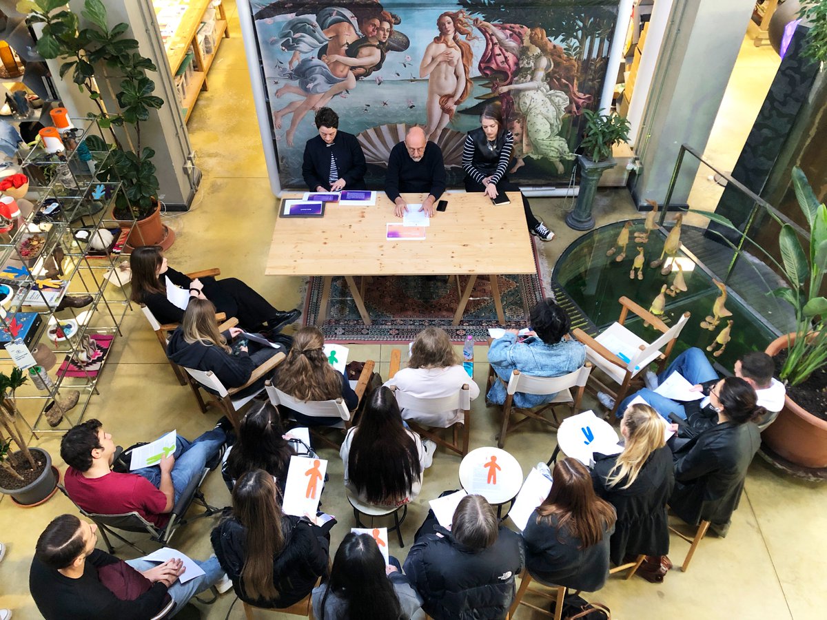 RRamiStudio's tweet image. "TEXTILE STORIES"
We are waiting to welcome the students of PIN - Polo Universitario. Meeting young people helps us to give shape to ideas that would otherwise remain only in our minds. It is a unique opportunity and pleasure for us that regenerates our professionalism.