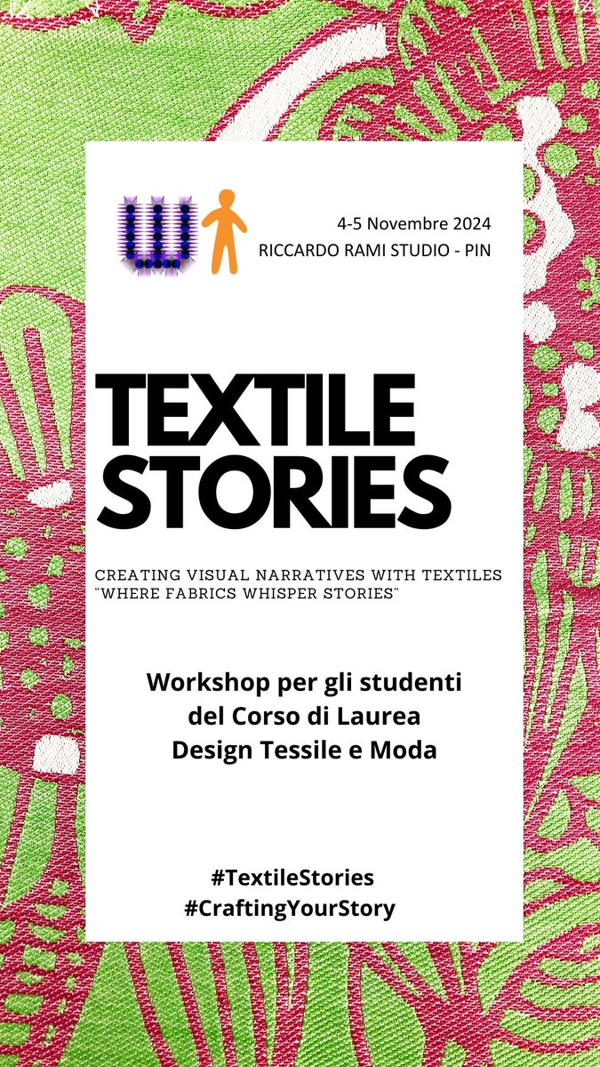 RRamiStudio's tweet image. "TEXTILE STORIES"
We are waiting to welcome the students of PIN - Polo Universitario. Meeting young people helps us to give shape to ideas that would otherwise remain only in our minds. It is a unique opportunity and pleasure for us that regenerates our professionalism.