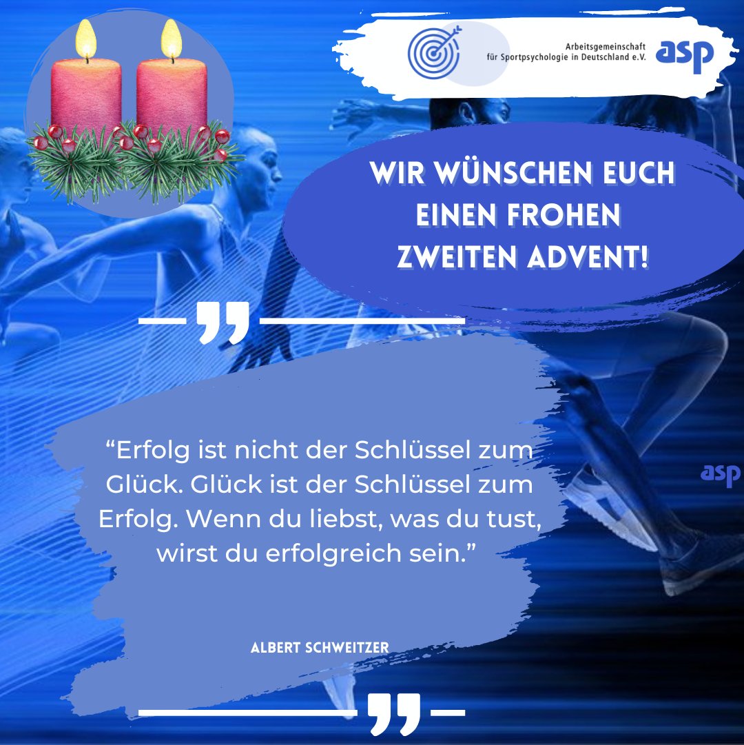 asp_sportpsycho's tweet image. 🕯️🕯️ Fröhlichen zweiten Advent 🕯️🕯️

Zwei Kerzen leuchten hell und klar, die Weihnachtszeit ist wunderbar. Möge euch dieser
Advent Glück und Erfolg bringen.

#ZweiterAdvent #Advent #Glück #Erfolg #AlbertSchweitzer #Weihnachtszeit