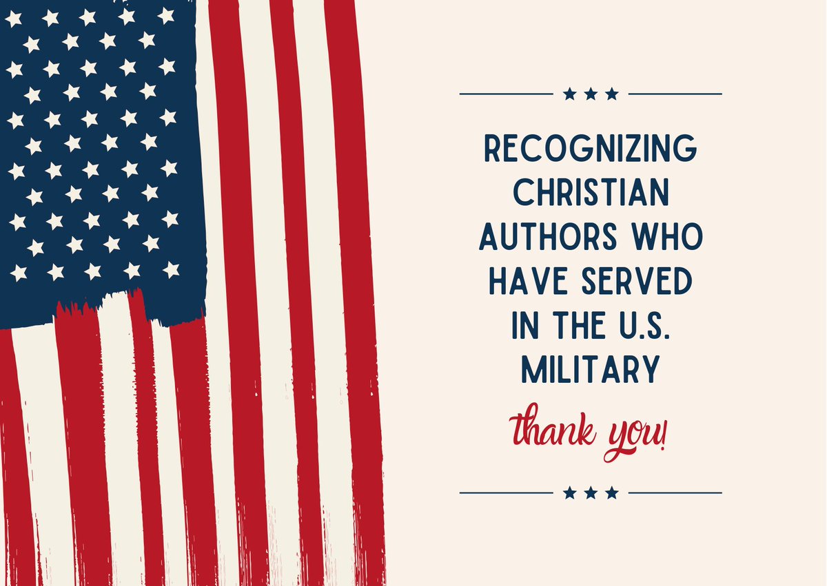 𝙰𝙼𝙰𝙽𝙳𝙰 𝙶𝙴𝙰𝙽𝙴𝚈 (@amandageaney) on Twitter photo Recognizing Christian fiction authors who have served in the U.S. military. 🇺🇸
Here are a few veterans to honor today: <a href="/JamesRHannibal/">James R. Hannibal</a> <a href="/JWilsonWarTorn/">Jeffrey Wilson</a> <a href="/rangerholton/">The Hot Zone with Chuck Holton</a> <a href="/donbrownfornc/">Don Brown</a> <a href="/RobertGoluba/">Robert Goluba</a> <a href="/TMRadcliffe/">Tina Russo Radcliffe</a> <a href="/hlwegley/">H L Wegley</a> <a href="/joecourtemanche/">Joseph Courtemanche #freeinflorida</a> <a href="/AaronMZookJr/">Aaron Zook</a> <a href="/ChadRobo/">Chad Robichaux</a> <a href="/tonishilohwrite/">Toni Shiloh</a> Recognizing Christian fiction authors who have served in the U.S. military. 🇺🇸
Here are a few veterans to honor today: <a href="/JamesRHannibal/">James R. Hannibal</a> <a href="/JWilsonWarTorn/">Jeffrey Wilson</a> <a href="/rangerholton/">The Hot Zone with Chuck Holton</a> <a href="/donbrownfornc/">Don Brown</a> <a href="/RobertGoluba/">Robert Goluba</a> <a href="/TMRadcliffe/">Tina Russo Radcliffe</a> <a href="/hlwegley/">H L Wegley</a> <a href="/joecourtemanche/">Joseph Courtemanche #freeinflorida</a> <a href="/AaronMZookJr/">Aaron Zook</a> <a href="/ChadRobo/">Chad Robichaux</a> <a href="/tonishilohwrite/">Toni Shiloh</a>