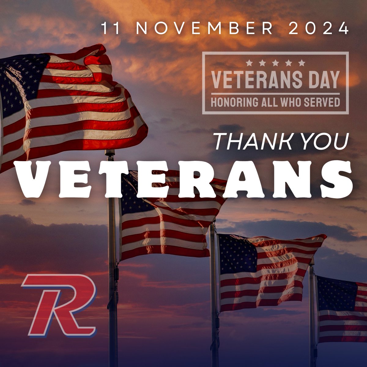 🇺🇸Today we honor and express our gratitude to all of the brave men and women who have served our country.  Thank you for your service.  ❤️🤍💙