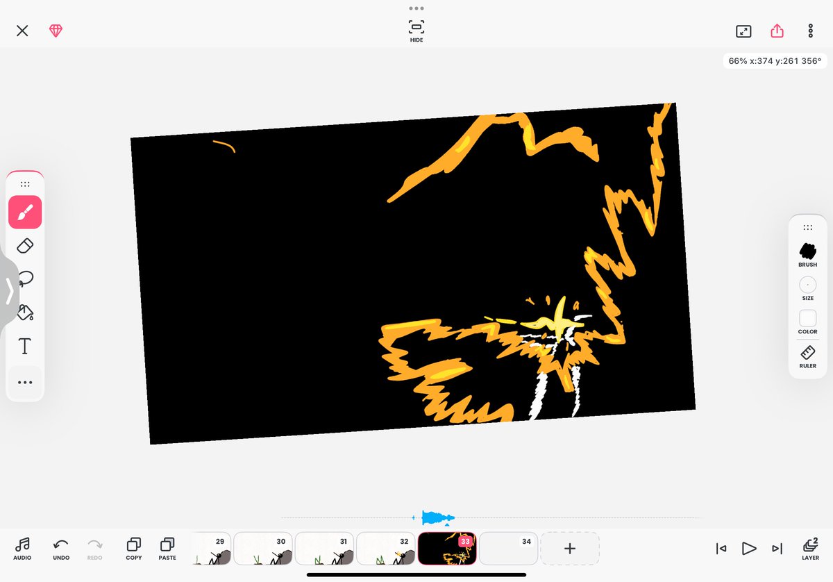 I’m working on impact frames I suck rn
