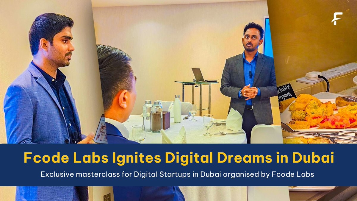 FcodeLabsLive's tweet image. 🎗 October wrap-up - #FcodeLabs recently made a strong impact at the #DubaiMasterclass for #DigitalStartups 2024, sharing invaluable insights on building effective #remoteteams and streamlining internal processes for startups. 

𝗥𝗲𝗮𝗱 𝗠𝗼𝗿𝗲: bit.ly/3Z0GhF8