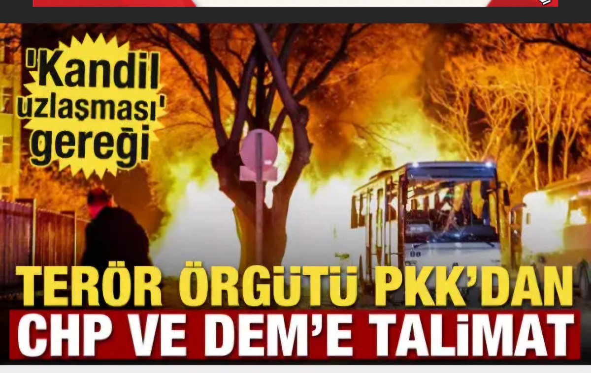mehmetdemirtr's tweet photo. Pkk ve CHP, Devlet Bahçeli'nin açıklamaları sonucunda apo nun çağrı yapmasını ve pkk yı lagvettigini açıklamasını önlemek için iş birliği yapıyorlar.!??
#devletbaşa https://t.co/EleJtAqCFi