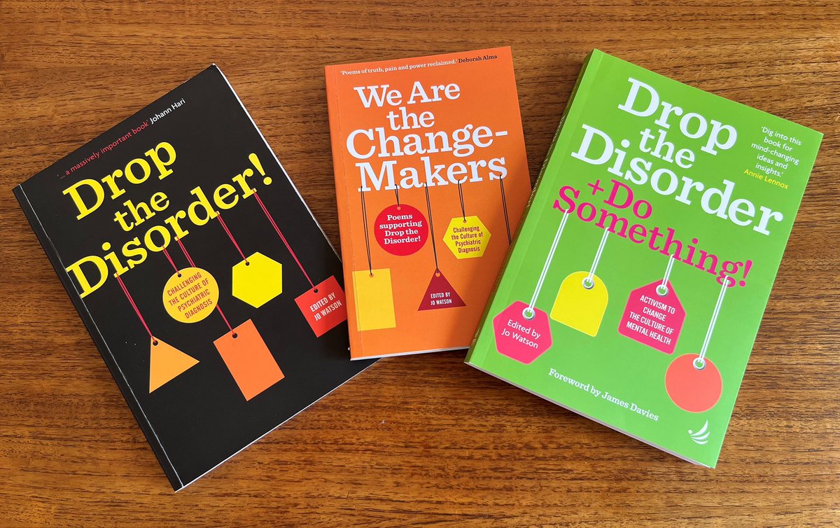pccsbooks's tweet image. COMPETITION! 
To win copies of
Drop the Disorder + Do Something!
+ Drop the Disorder! 
+ We Are the Changemakers

Email with the subject title  
DTD! competition 
to competitions@pccs-books.co.uk 

And share / like this post! 
Closes 30/11/24

#AD4E #dropthedisorder #dosomething