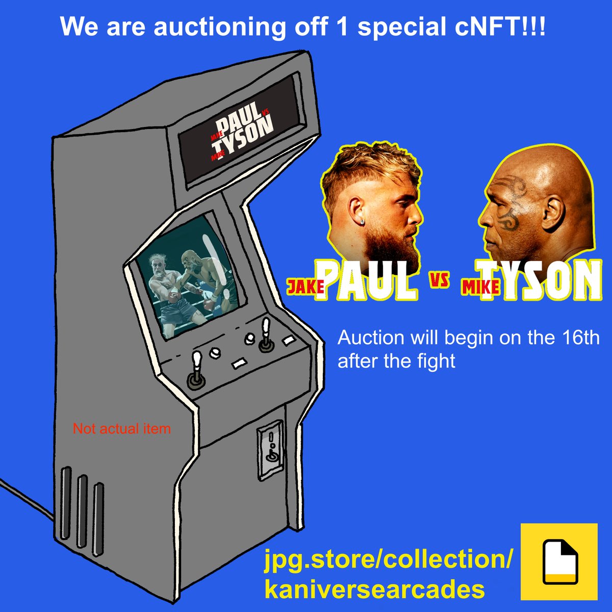 Hope everyone in #Cardano is going to have an awesome week!  We are going to make one special #Kaniverse 👾 #arcade 🕹️ #CNFT for the upcoming ⛓️iron <a href="/MikeTyson/">Mike Tyson</a> fight 🥊 It will be pre-minted on the 16th so you can check it out before making an offer on <a href="/jpgstoreNFT/">jpg.store</a> 😎