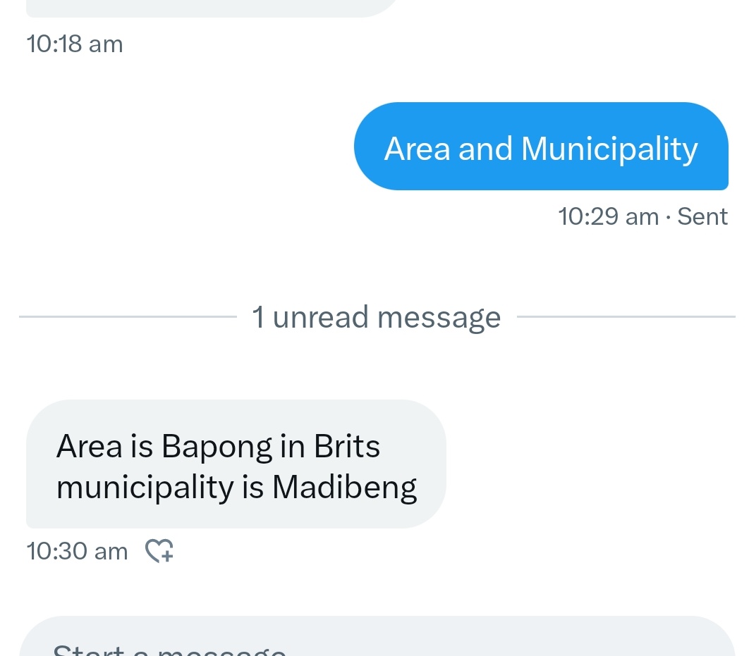 Good afternoon <a href="/Eskom_SA/">Eskom Hld SOC Ltd</a> 

Why are yall abusing an elderly couple in Bapong, Madibeng??

They've been reporting their meter from 2022 as its blank and not showing numbers.

Yall make fake promises to come but till to date nothing.

Is it because abantu abadala abamnyama? Pls help