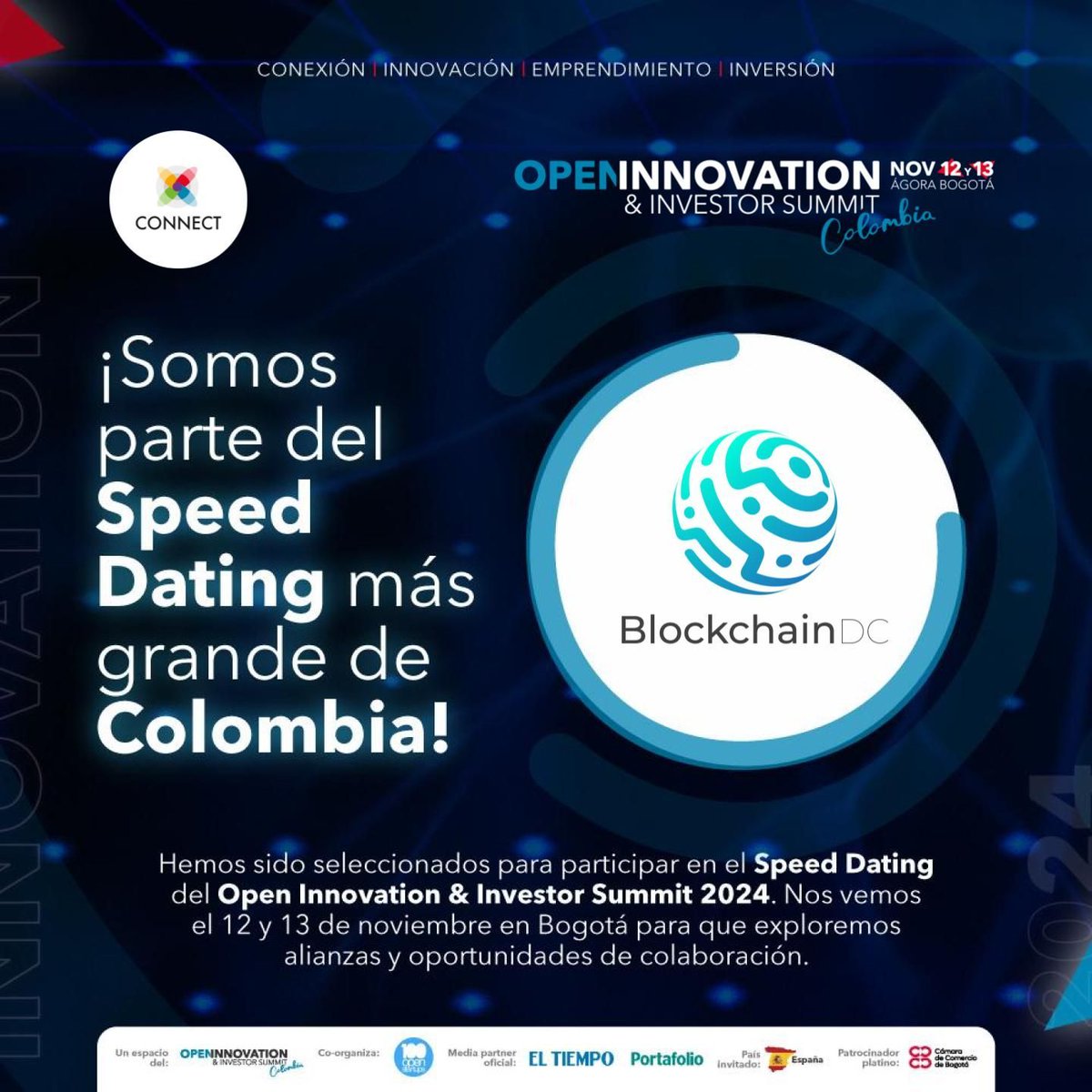 Blockchaindevc's tweet image. ¡Un enorme agradecimiento por la invitación a participar en el Speed Dating!  Será una experiencia increíble conectar con tantas mentes brillantes y apasionadas por la innovación emprendimiento y tecnología.  Gracias por darnos la oportunidad de compartir nuestro trabajo.