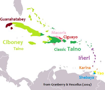 Tainera Karibeko taíno herriak hitz egiten zuen hizkuntza zen, arawak familiakoa. Espainiar kolonizazioaren garaian, Karibeko hizkuntza nagusia zen. eu.wikipedia.org/wiki/Tainera