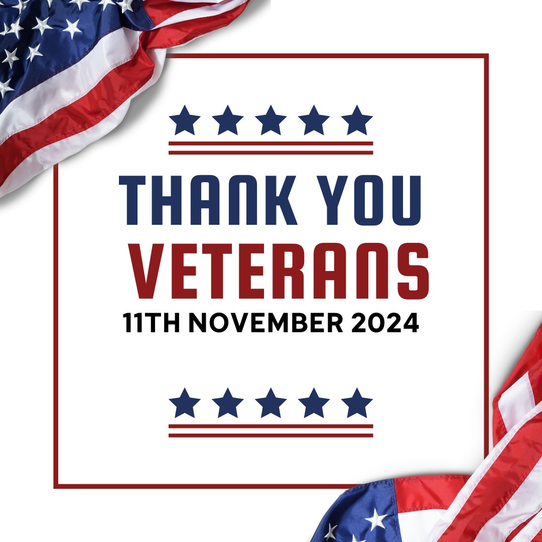 DycoElectronics's tweet photo. Happy Veterans Day! 🇺🇸

Today we honor and thank all the brave men and women who have served our country. Your sacrifice and courage inspire us every day.

#VeteransDay #ThankYouVeterans #Gratitude https://t.co/neNSI2FIjs